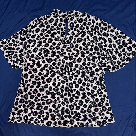 Lane Bryant Leopard Choker Top - Picture 3 of 6